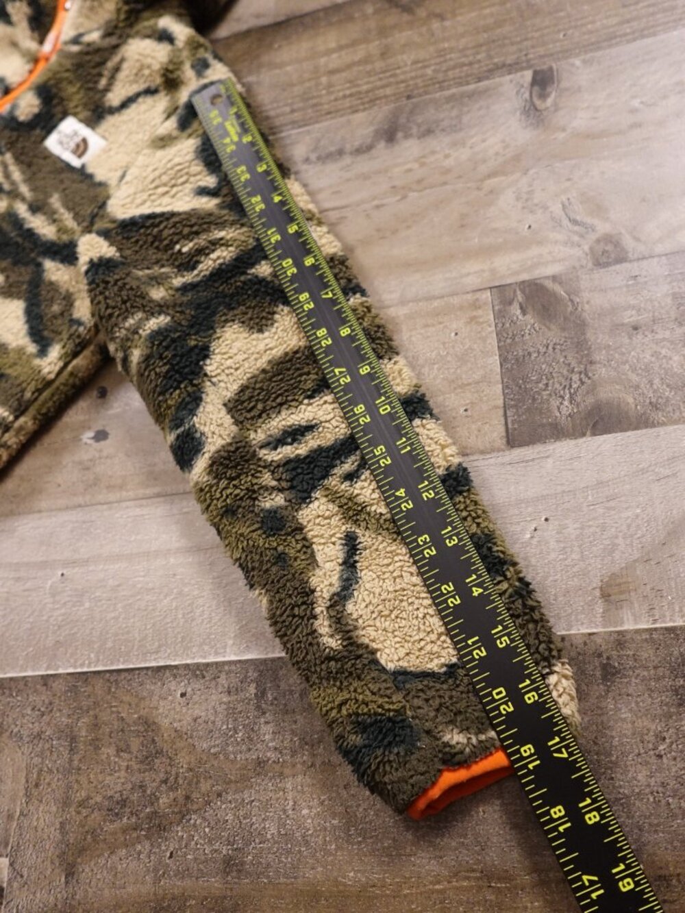 The North Face Campshire Fleece Hoodie Toddler 6T Camo Sherpa Full Zip - Picture 8 of 13